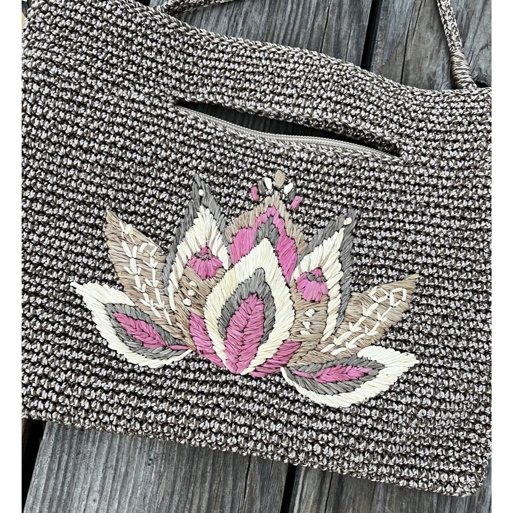 NWT! The Sak Back To Bali Linden Lotus Crossbody Clutch Bag Limited Edition - Picture 3 of 9
